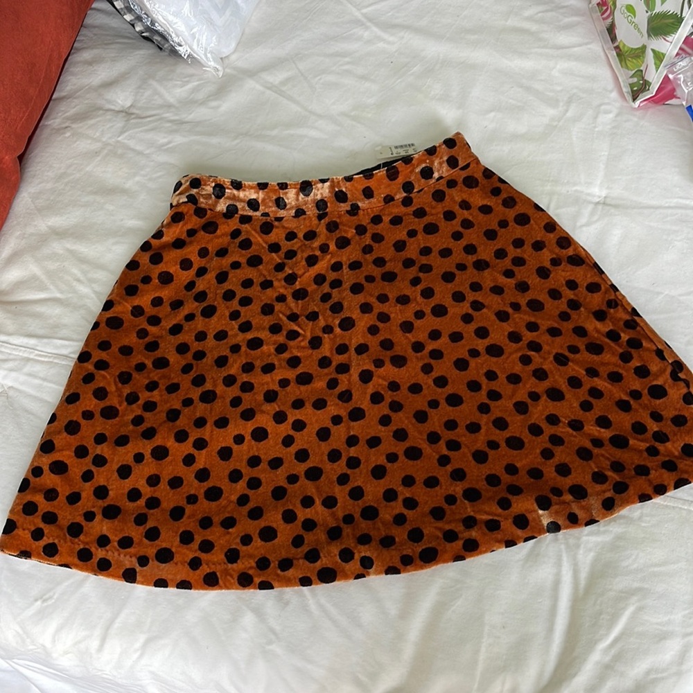 Madewell leopard mini skirt